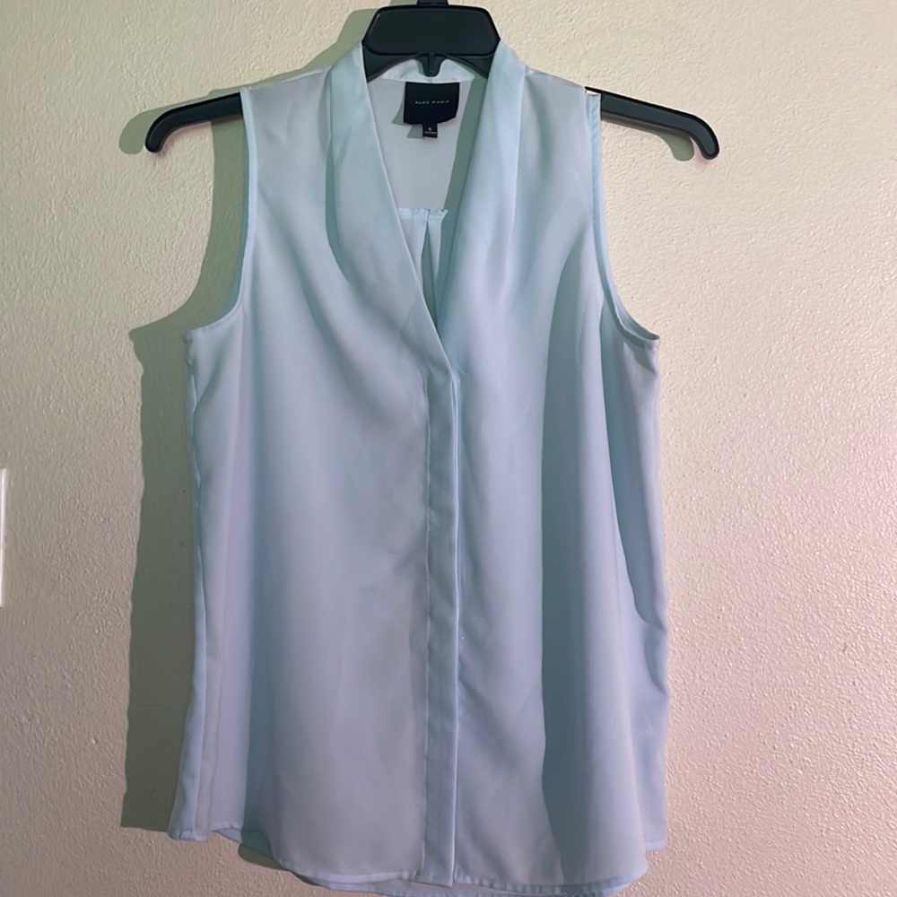 ALEX MARIE light blue, small, shirtless dress shirt